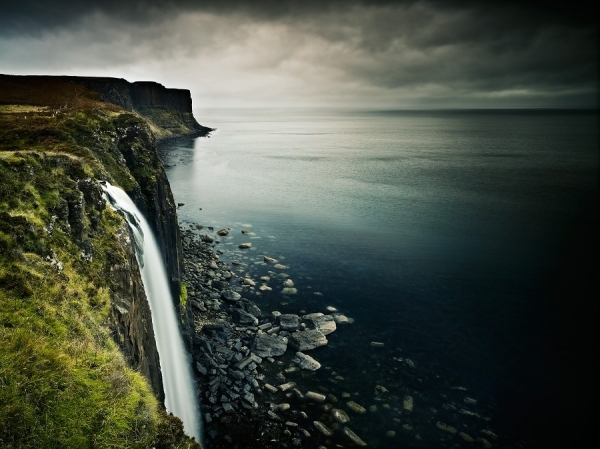 Mealt Waterfall Isle Of Skye by Julian